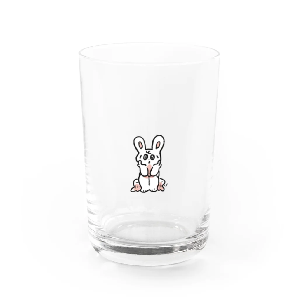nebulianの世界を憂ううさぎのグッズ Water Glass :front