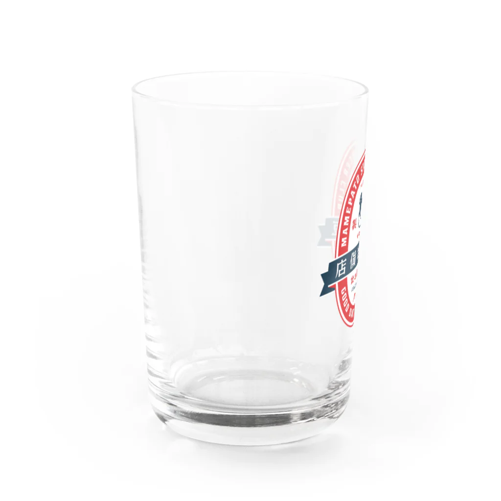 豆鳩雑貨店の豆鳩ビアグラス Water Glass :front