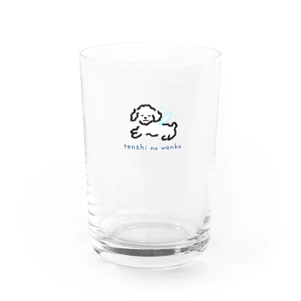 wankoseikatsuの天使のわんこグラス Water Glass :front