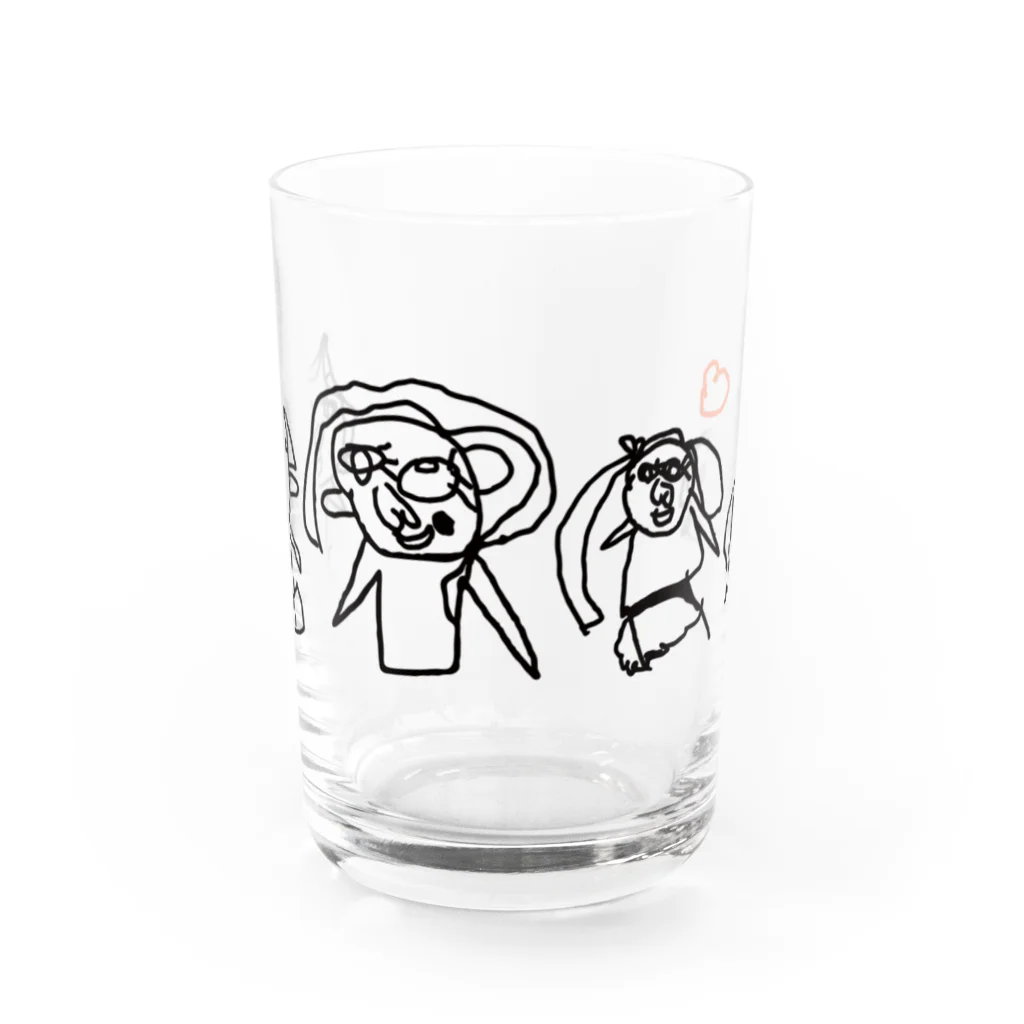 DERICOのタパプールの家族 Water Glass :front