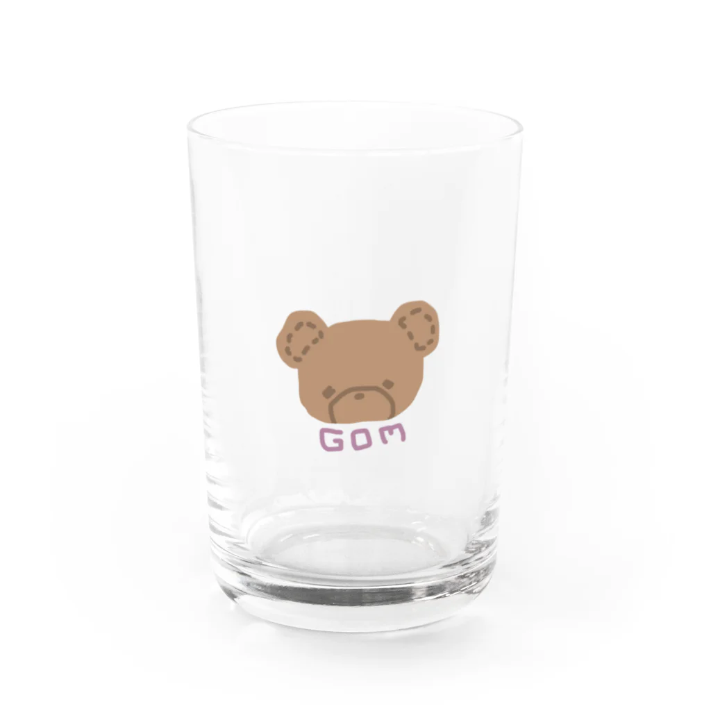 GymmysのGOMCHAN Water Glass :front