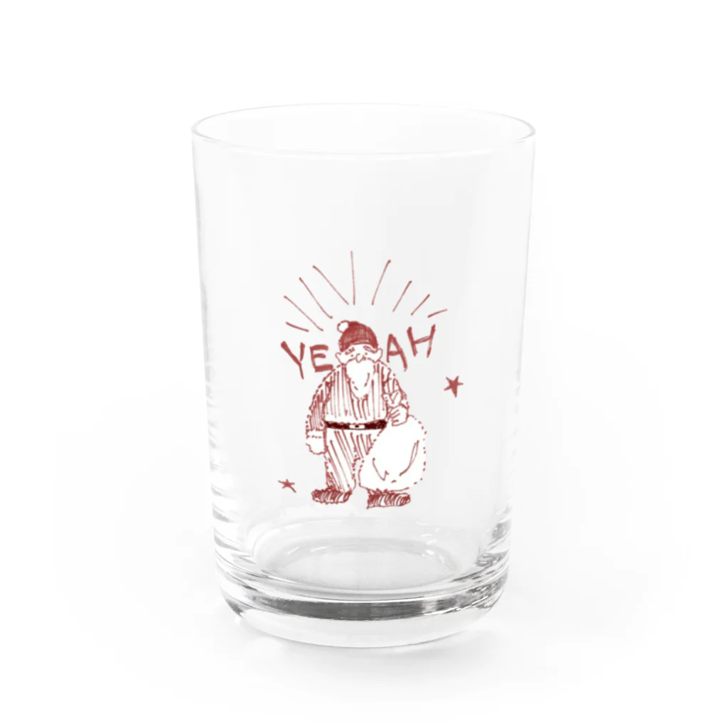 Kumagoru.ppの4月のサンタ Water Glass :front