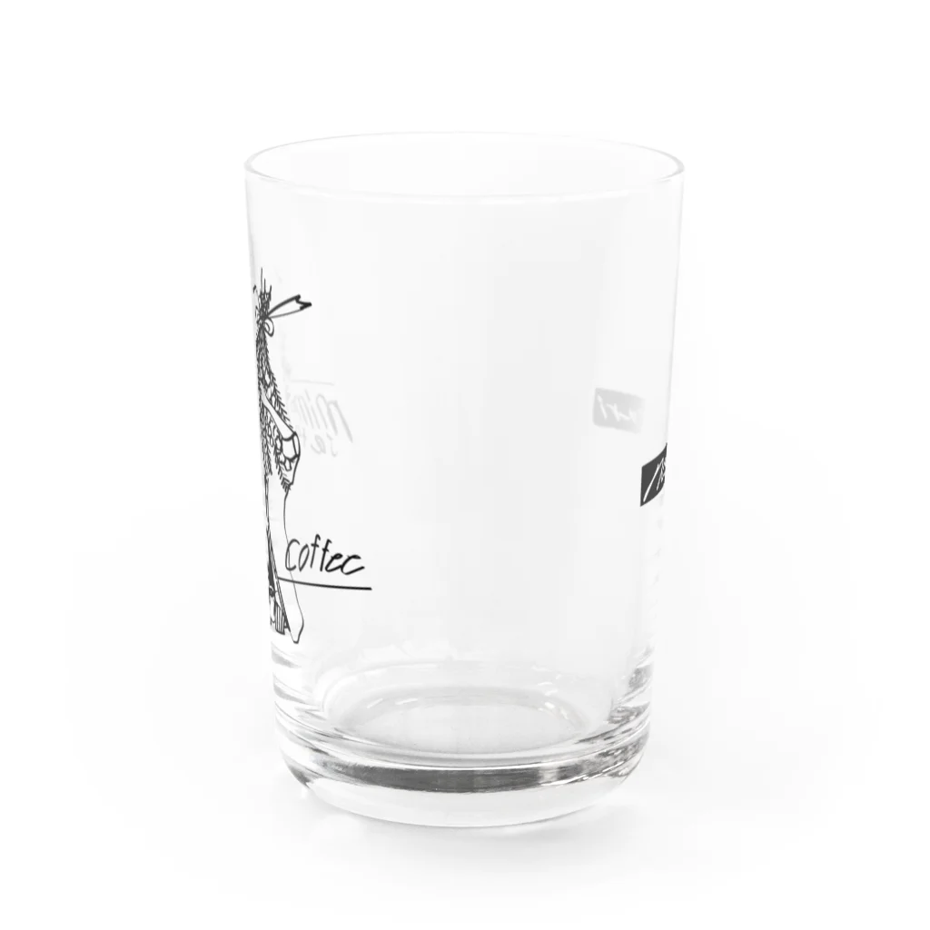 NOMBRARI STOREのミモザとコーヒー Water Glass :front