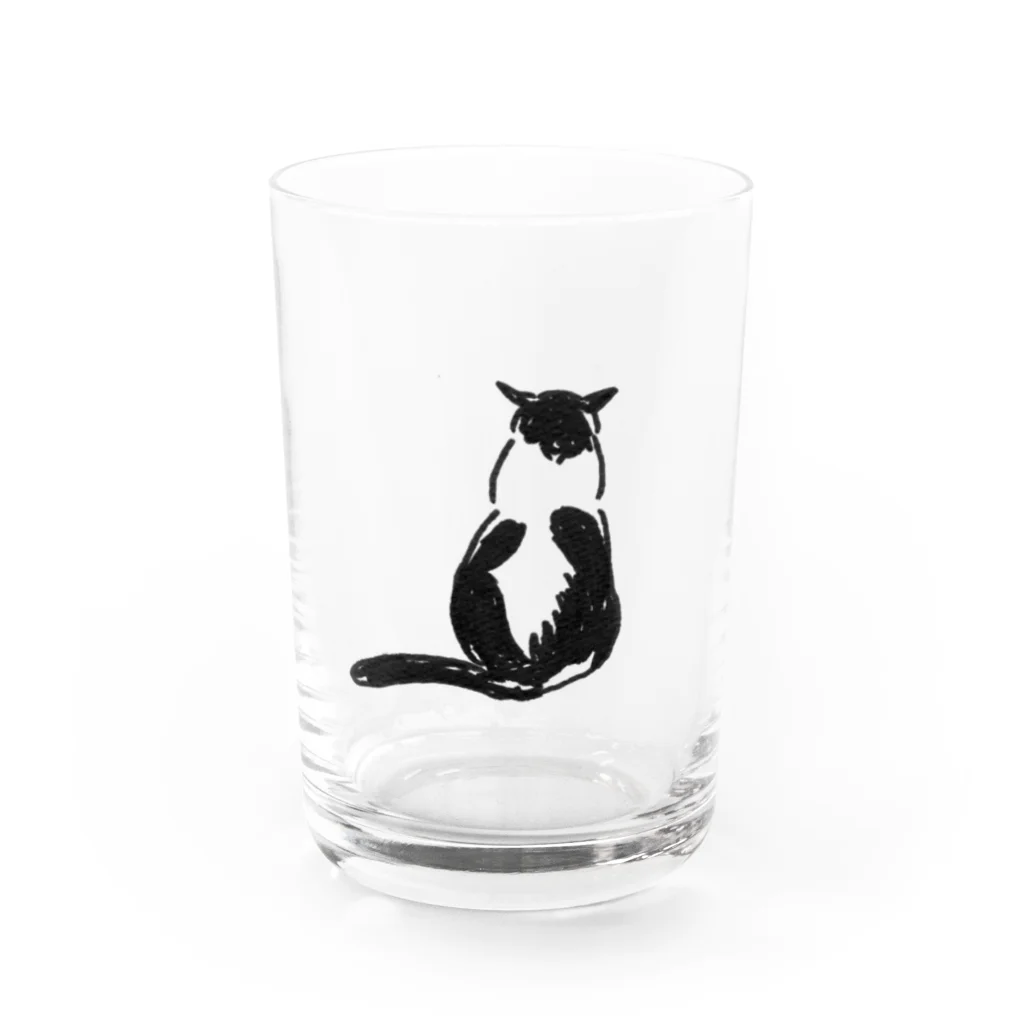 CUROGNACのハトちゃんこっち向いて Water Glass :front