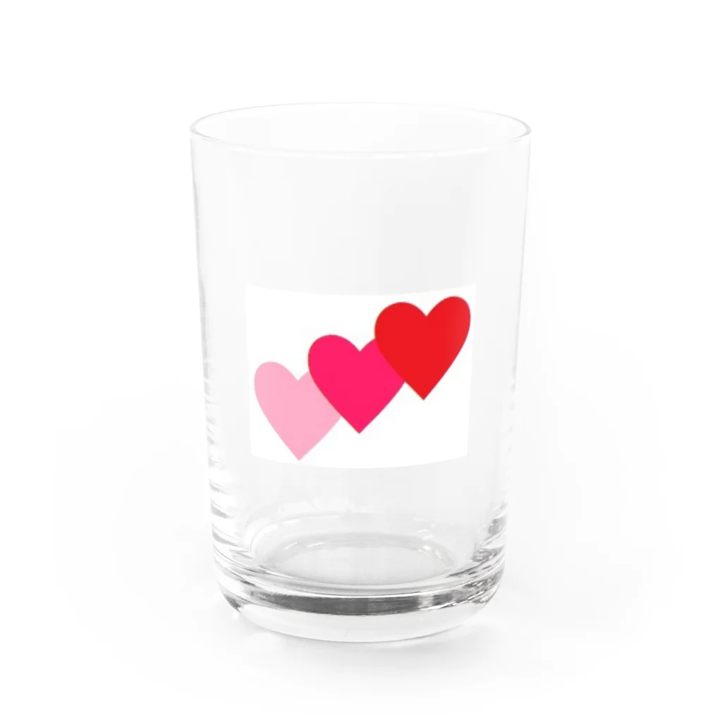 アメリカンベース のハート Water Glass :front