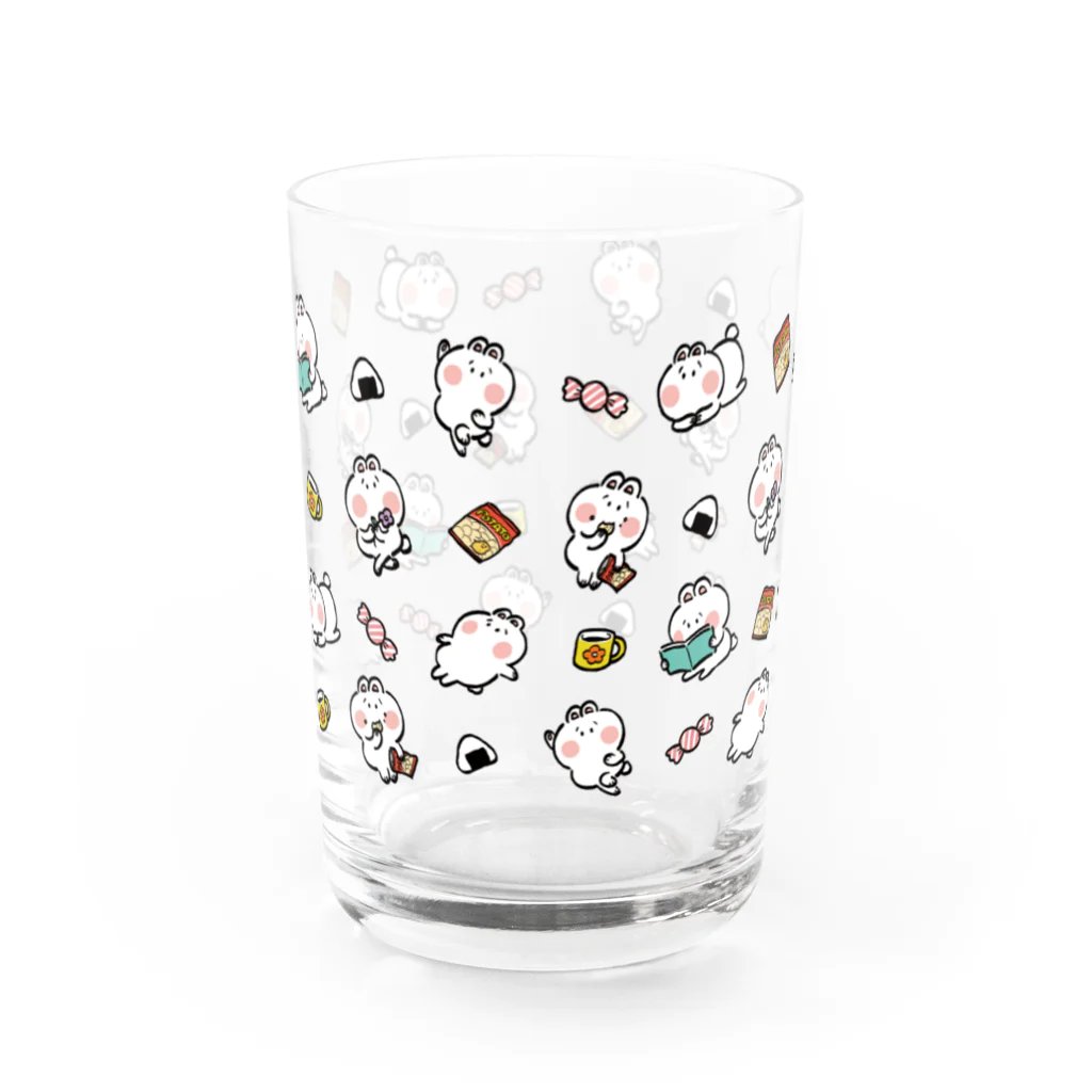 気にすなウサギの気にすな商店のゆるめ気にすなウサギグラス Water Glass :front