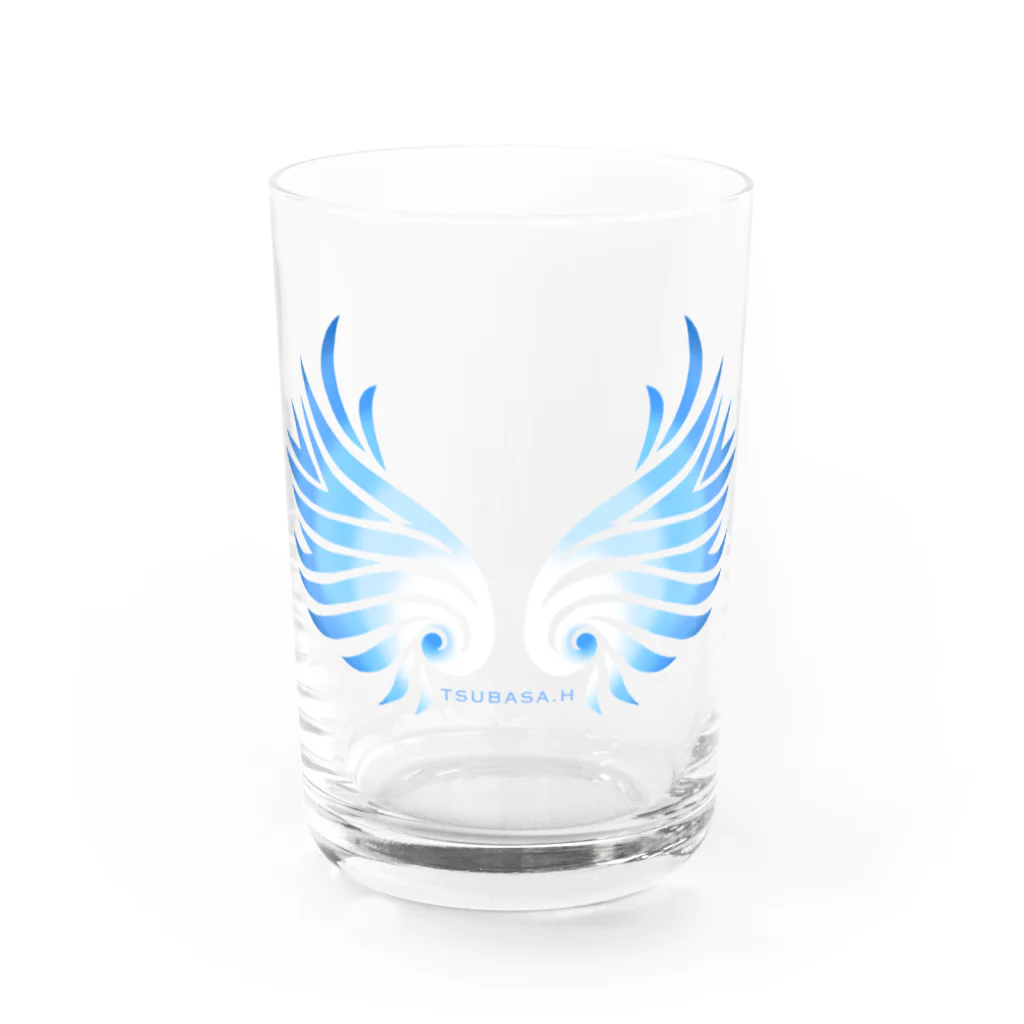 春輝 翼の翼モチーフ グラス ！ Water Glass :front