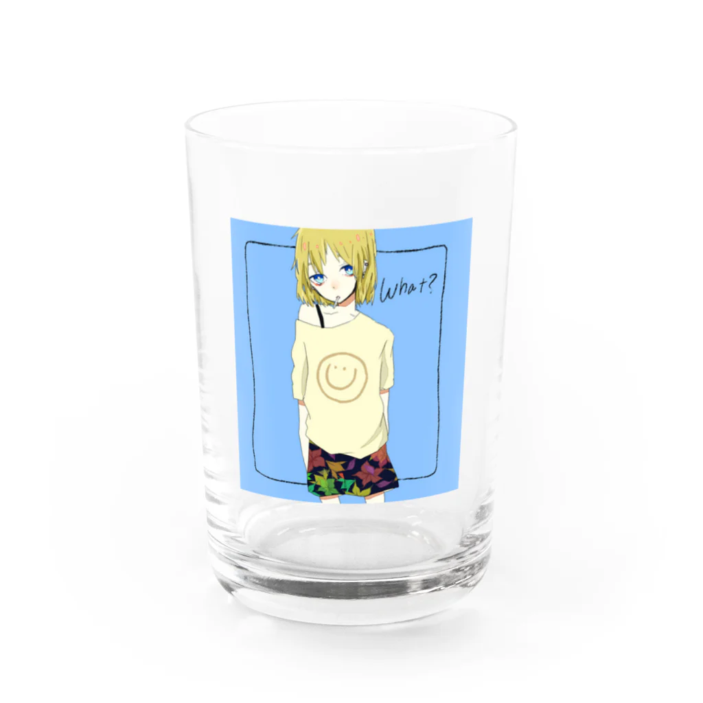 ふわふわのCandyCandy Water Glass :front