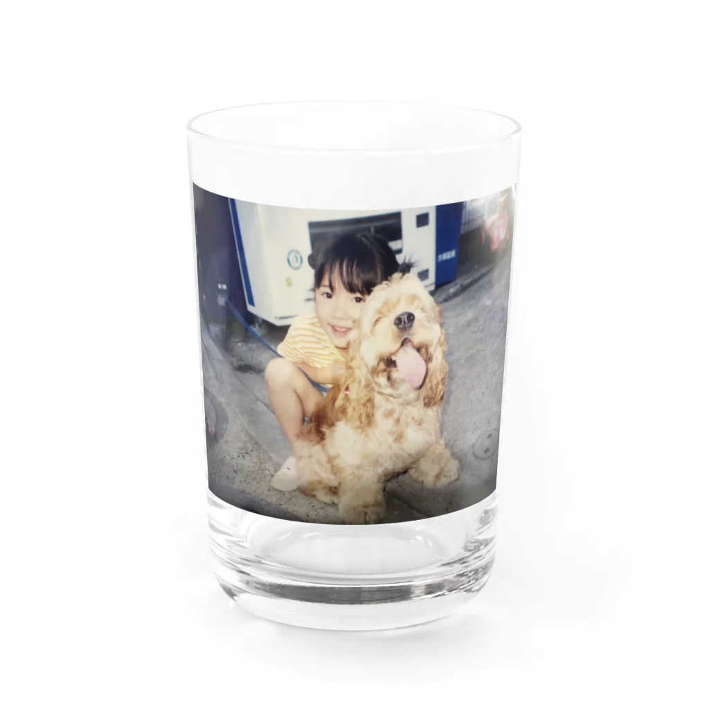 マシマシの幼少期 Water Glass :front