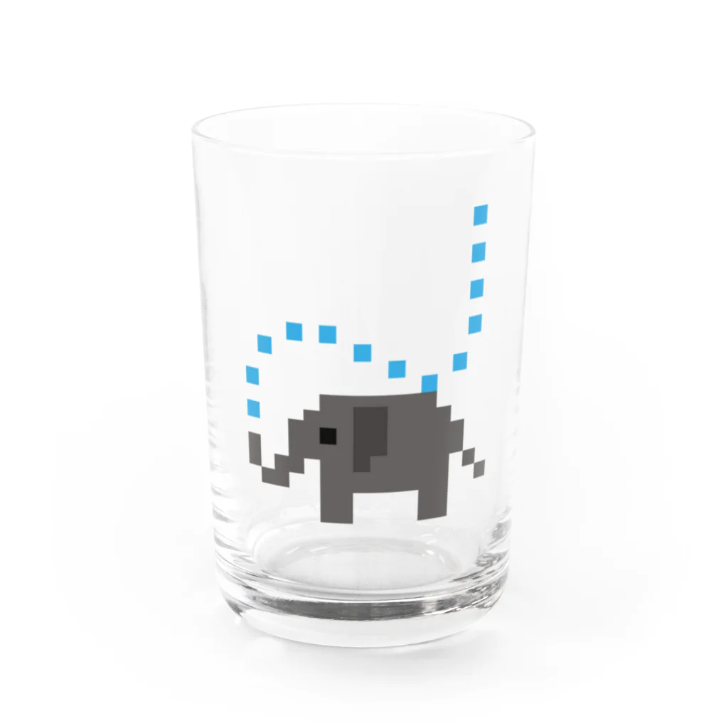 ゲンのかくかくゾウ Water Glass :front