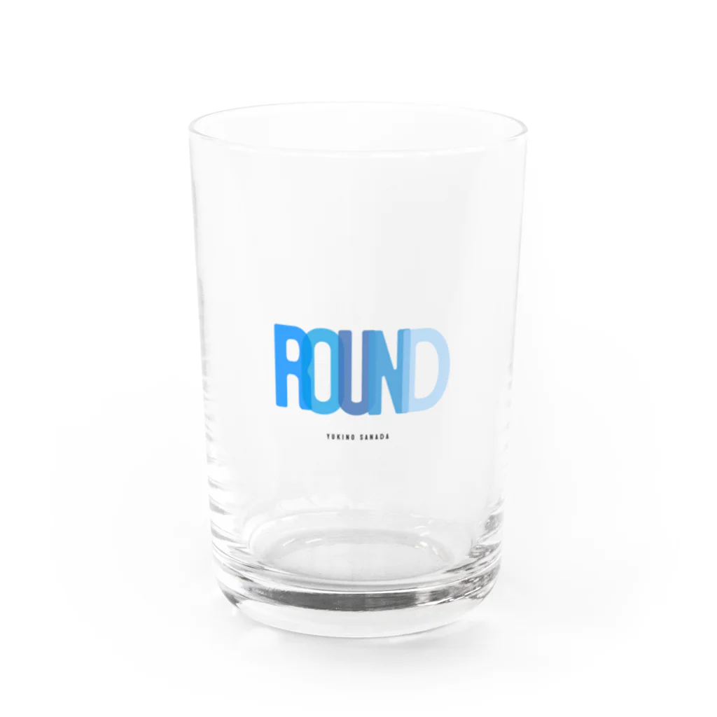 SS真田幸乃🐵🍺💙さなだまるのROUNDグラス Water Glass :front