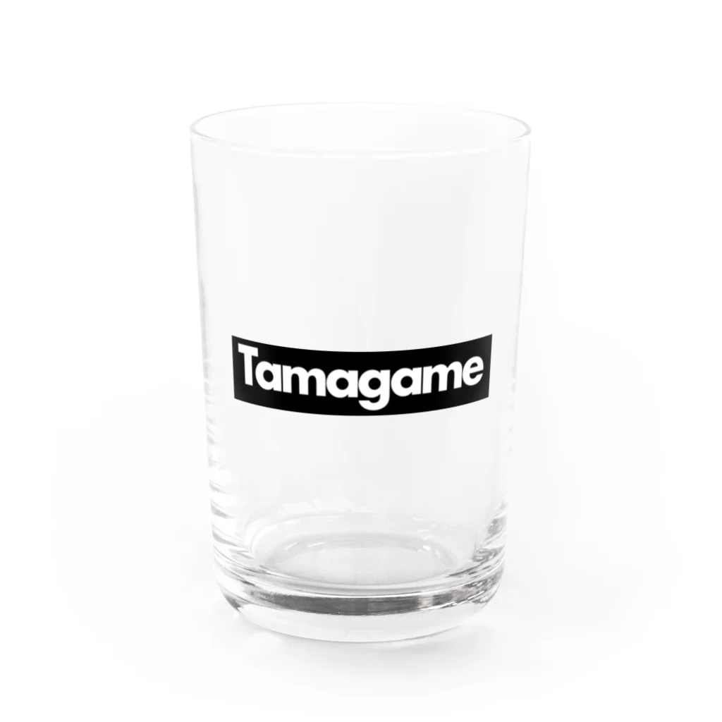 tamagame777のtamagameボックスロゴ黒 グラス前面