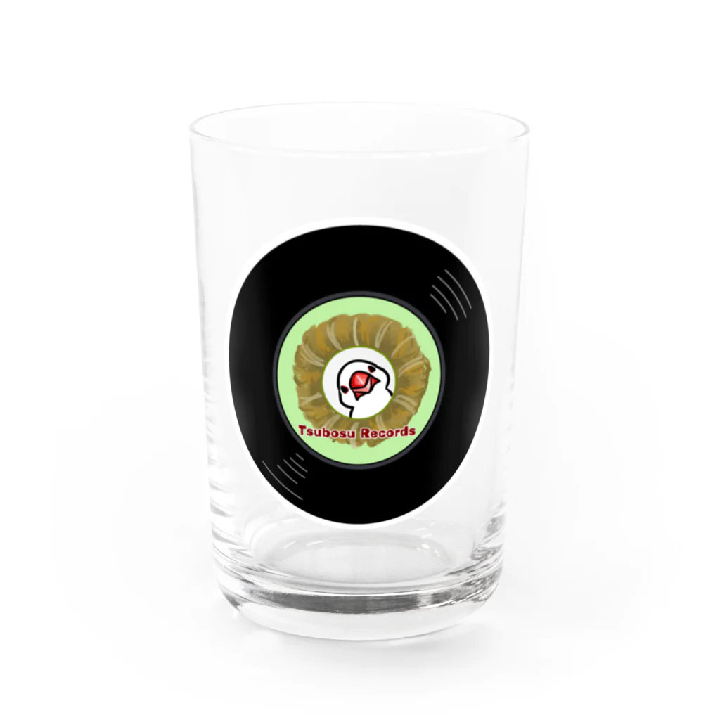 レコードの巣のつぼ巣レコード白文鳥 Water Glass :front