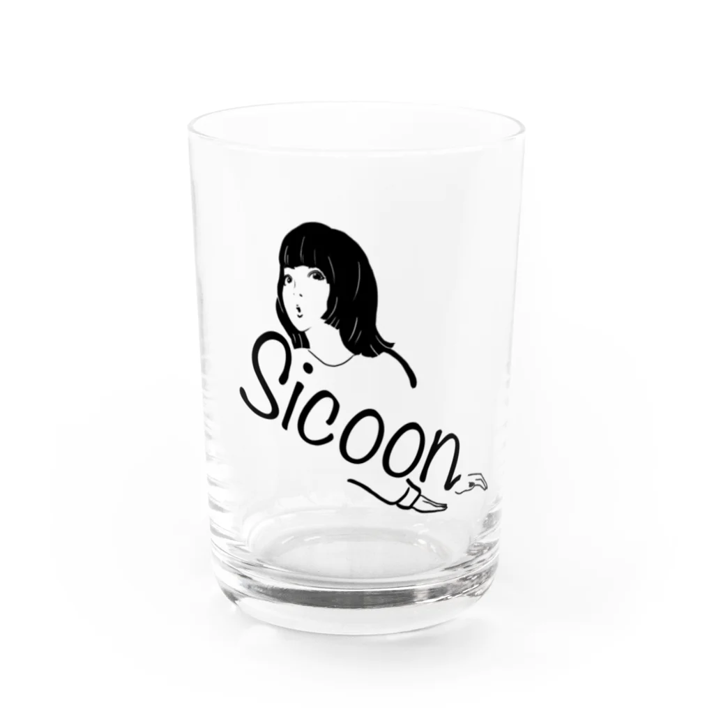 クロスバー直撃 渡邊センスのお店のSicoon girl シリーズ Water Glass :front