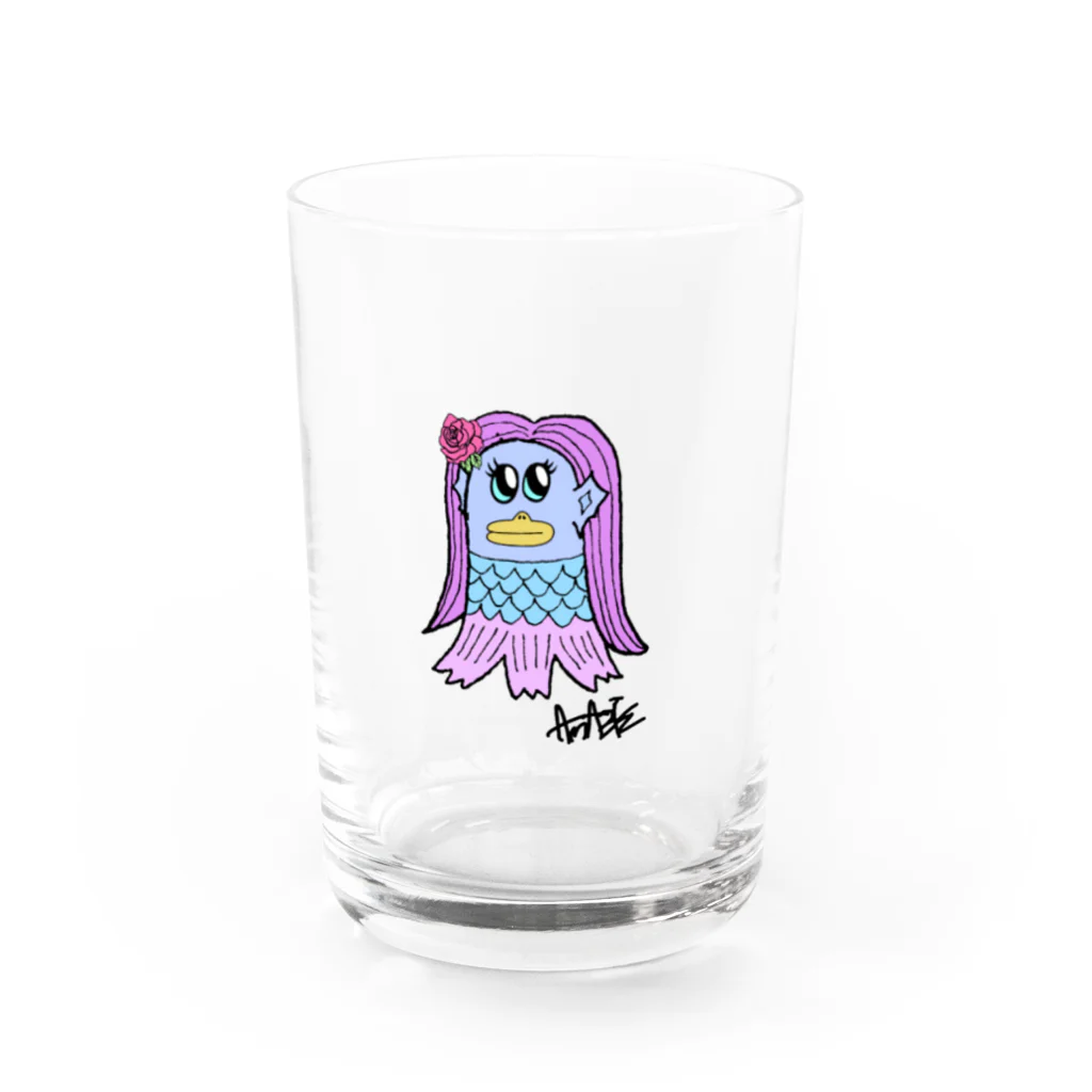 アトリエ かば蛸🐙のアマビエギョ Water Glass :front