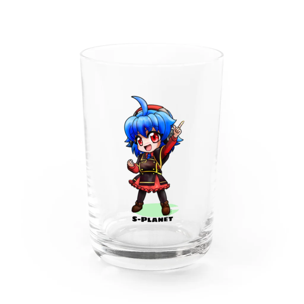 アニソンDJｓＢＡＲ「S-Planet」のアニーグッズ Water Glass :front