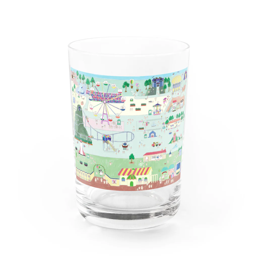 HIKAMARU　SHOPの遊園地 Water Glass :front