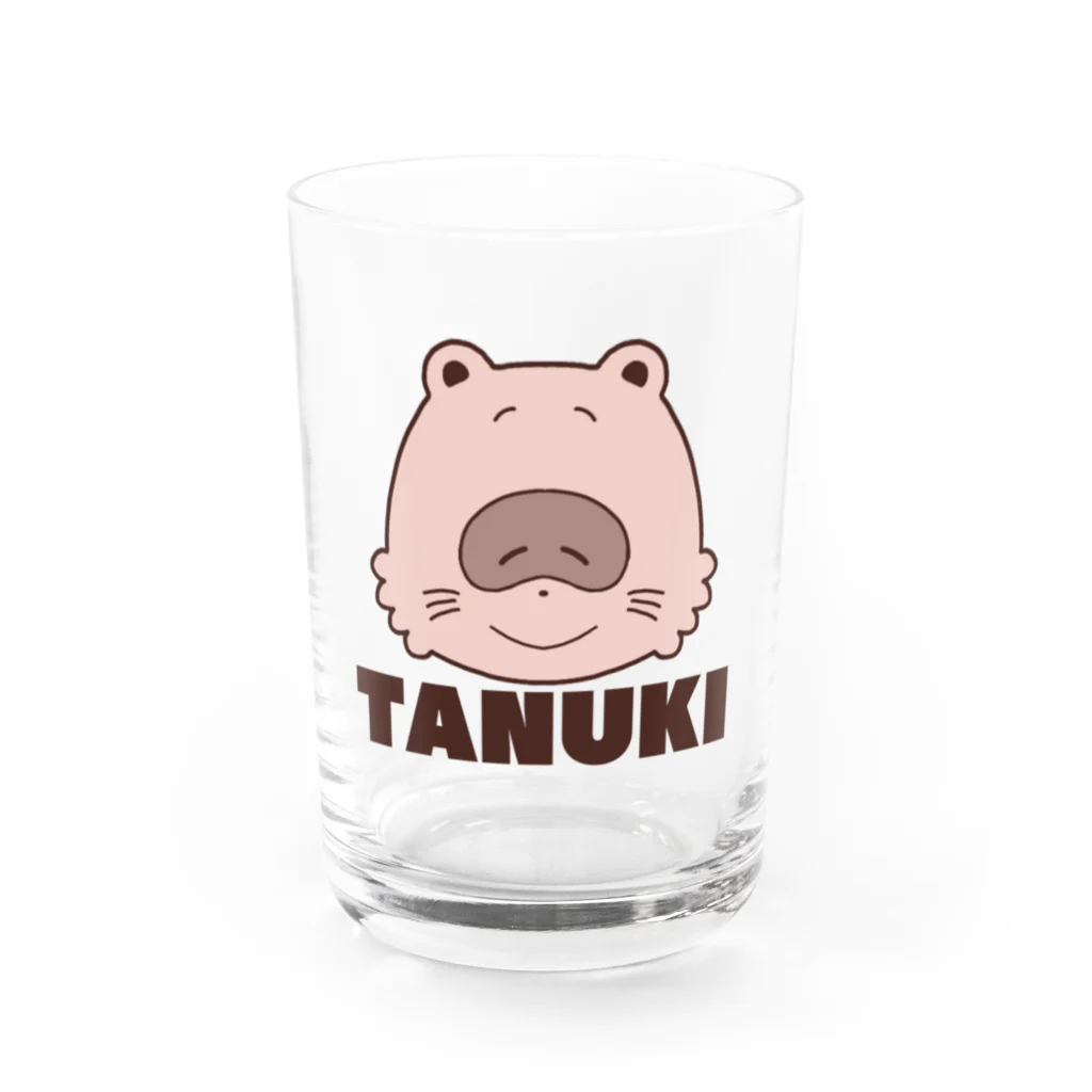 なご村🍙のなごむぜ！タヌキさん Water Glass :front