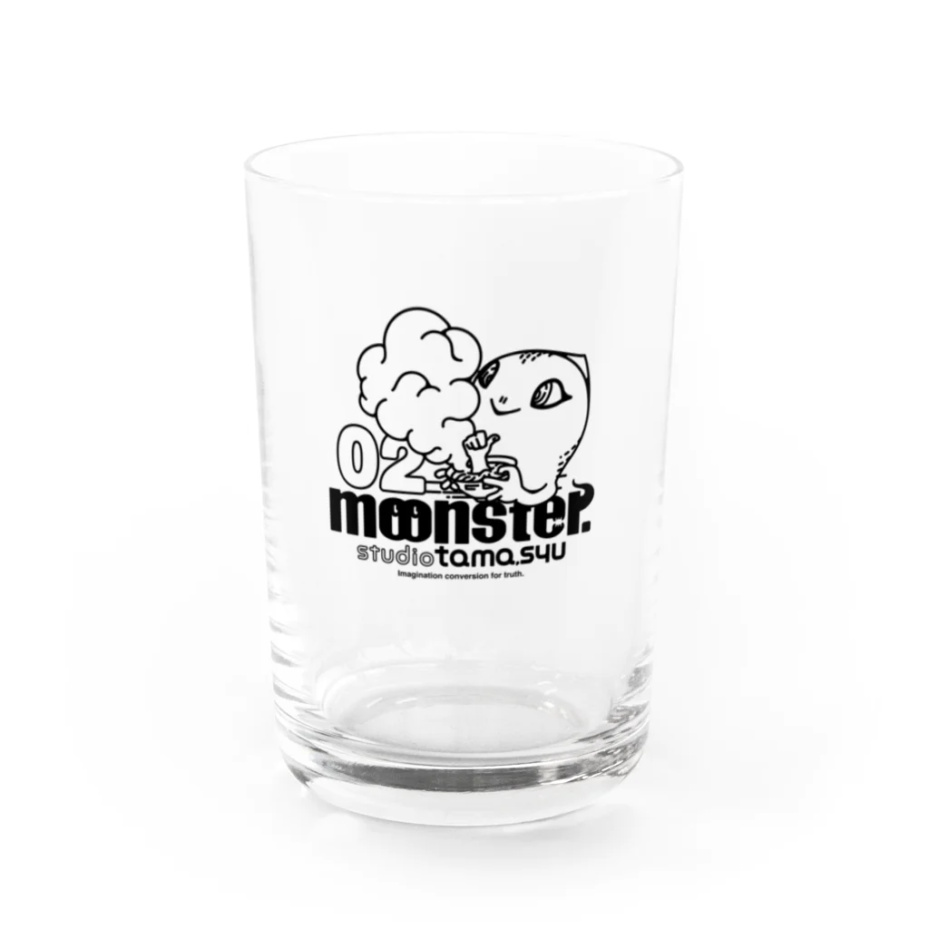 studio tama,syuのmoonster-02-B Water Glass :front