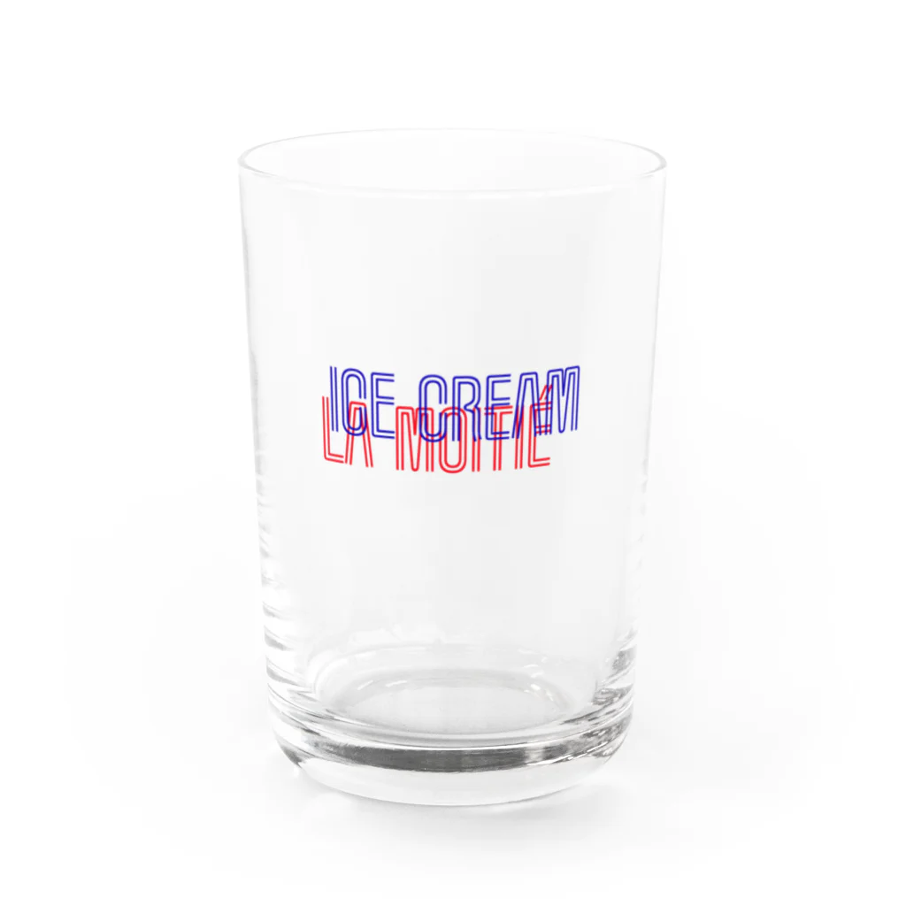 la moitié のアイスとはんぶんこ Water Glass :front