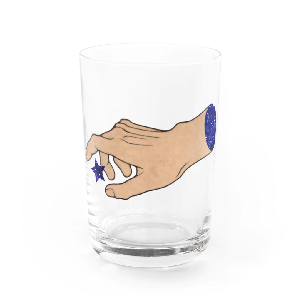 采-aya-のCatch a star 1 Water Glass :front