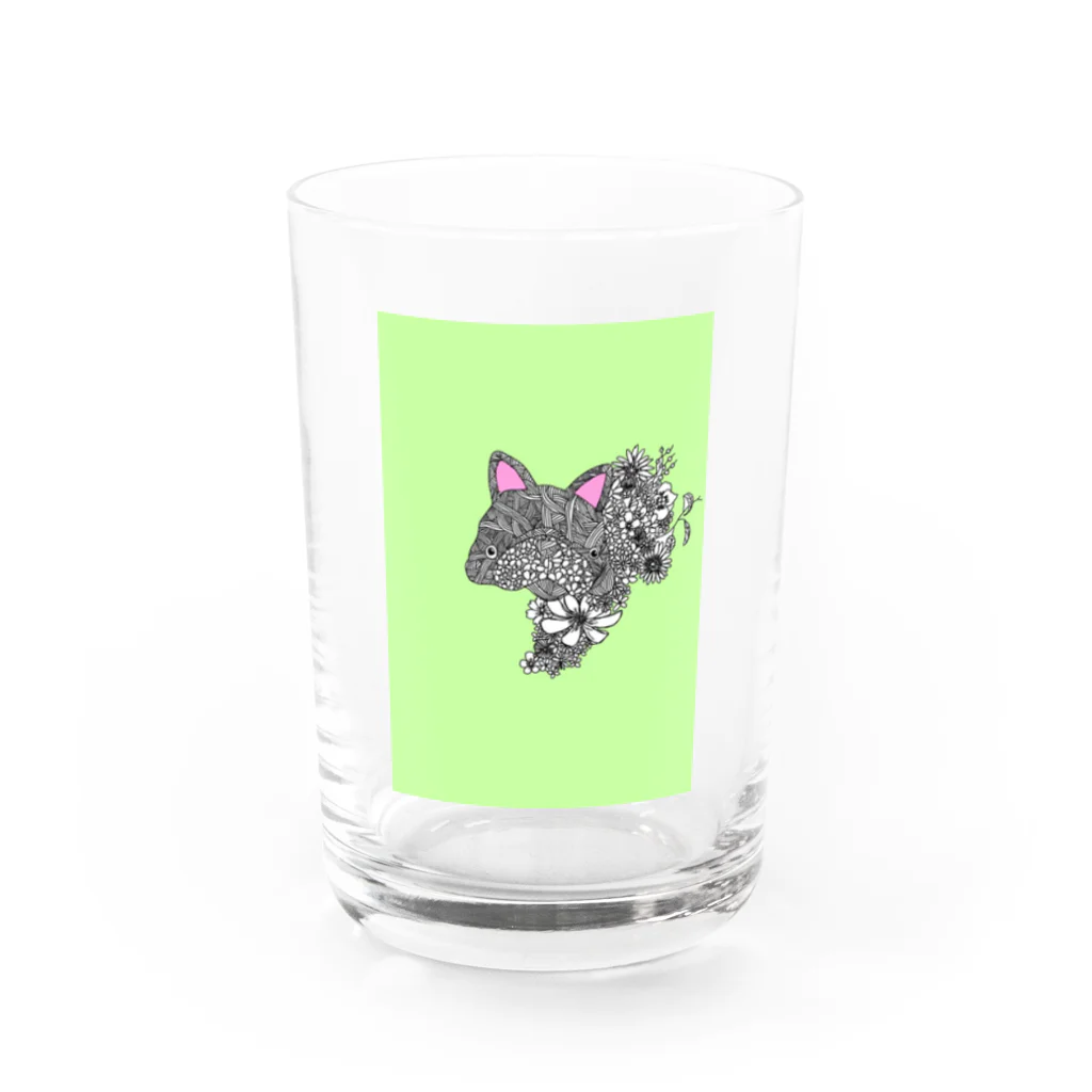 peacefulのフレブル君 Water Glass :front