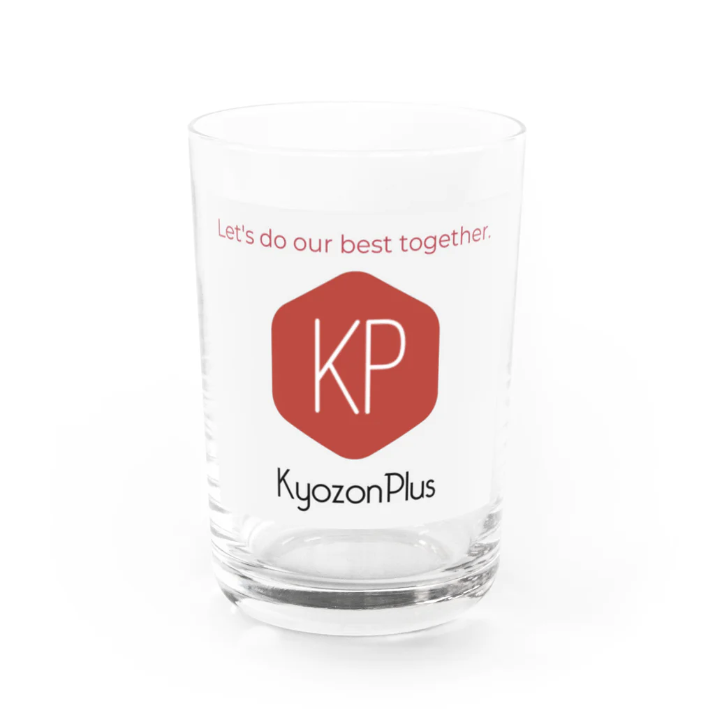 kyozonplusのがんばれにっぽん　KyozonPlus Water Glass :front