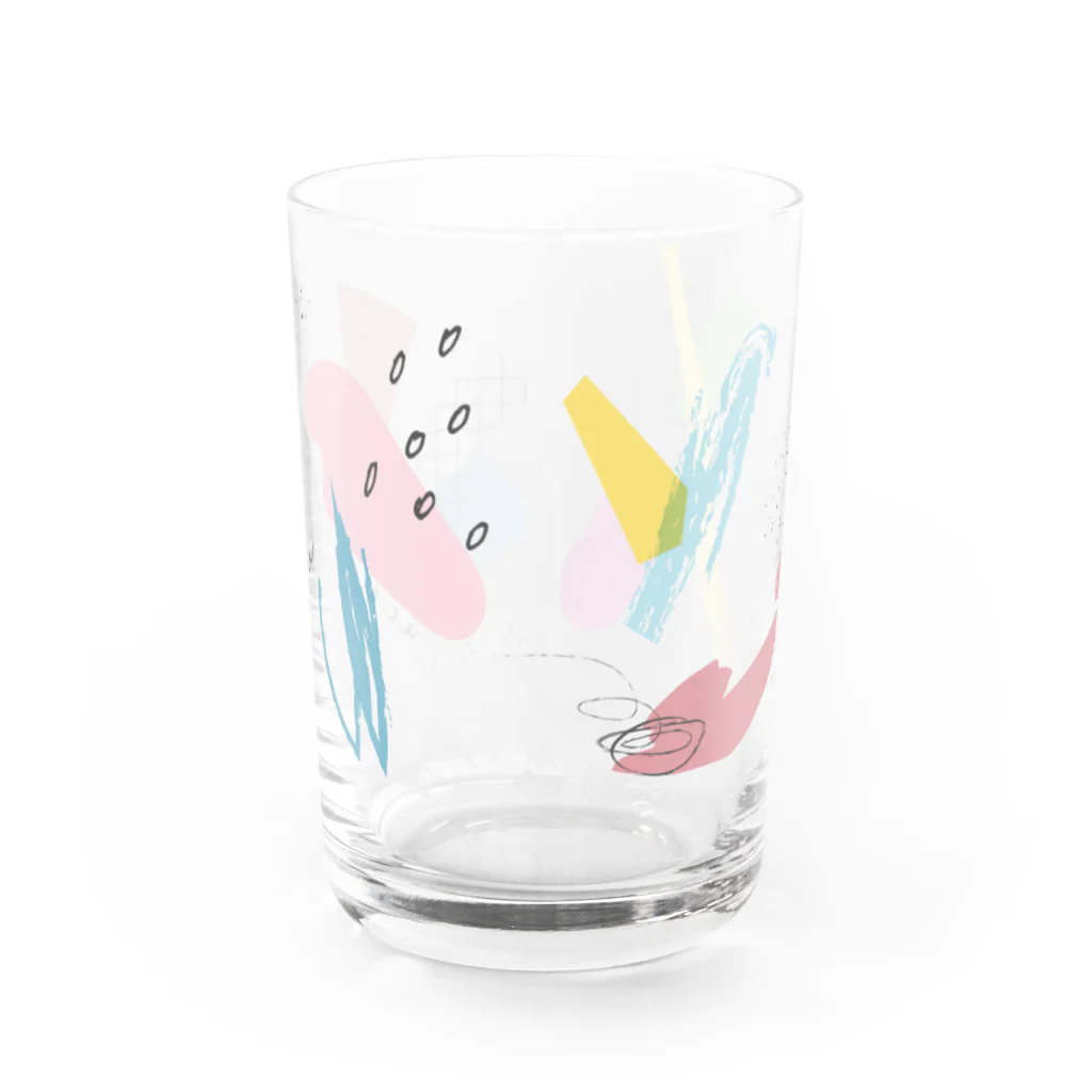 𝑬̨𝑹̨𝑰̨𝑵̨𝑨̨𝑴̨の幾何学グラス Water Glass :front