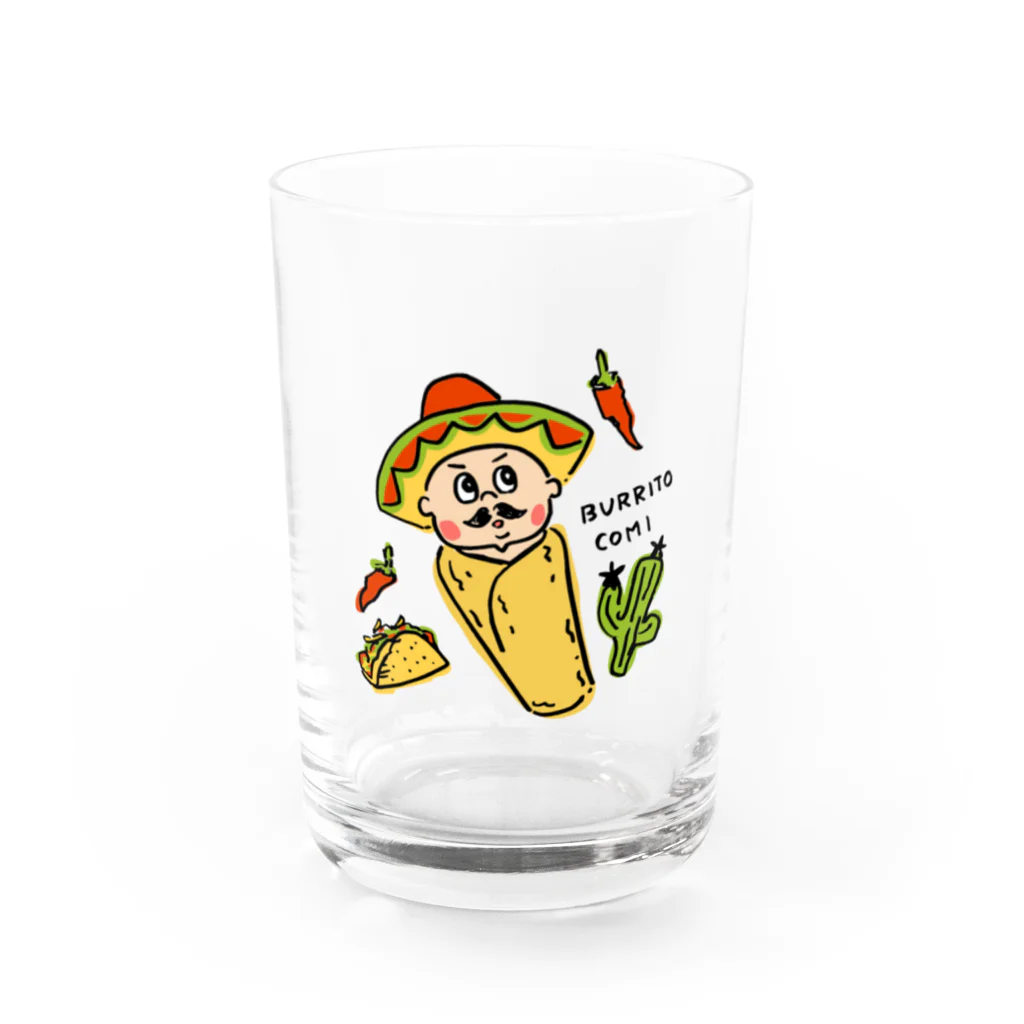 Comitan のComitan swaddlito  Water Glass :front