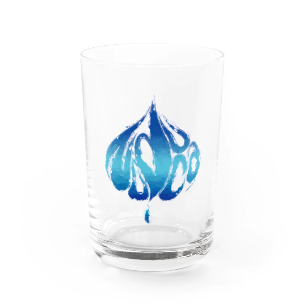 nuduca's Punibulicka FolliesのMacaron's nuduca logo Water Glass :front