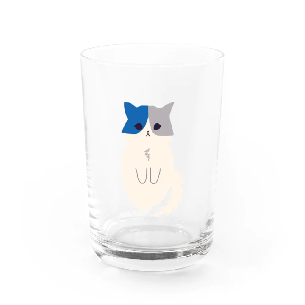 おもち屋さんのおすまし猫(6) Water Glass :front