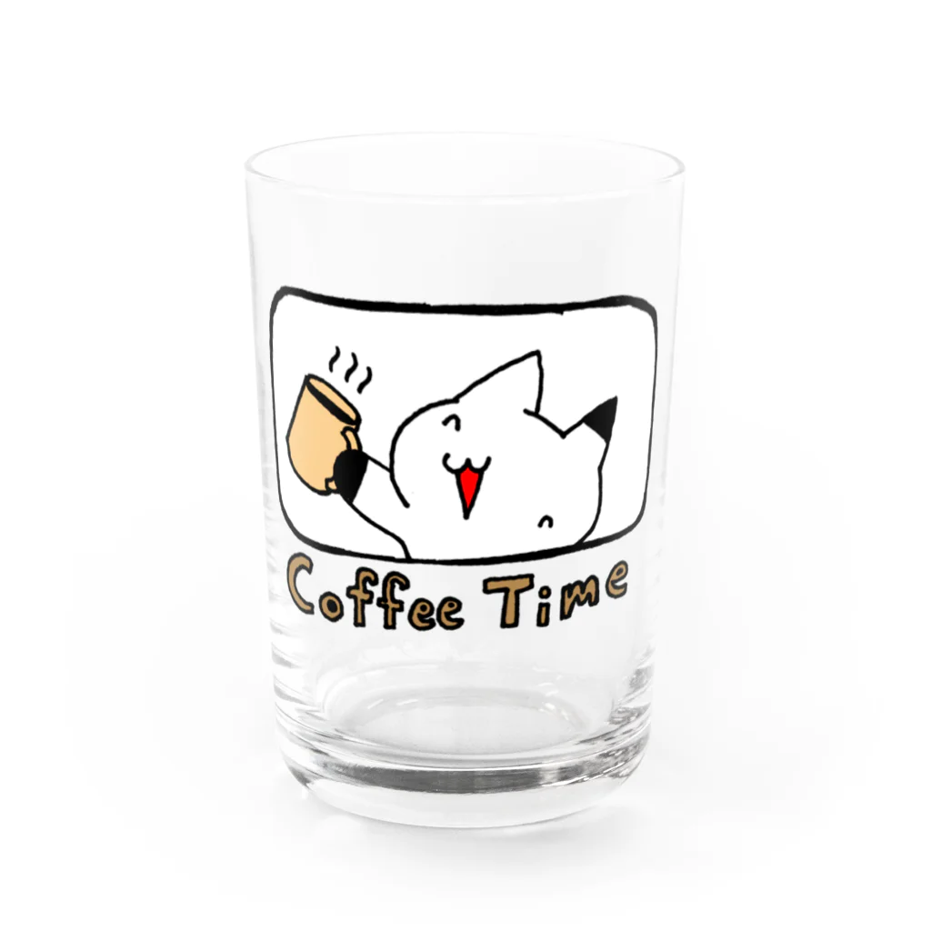 ザクロアメのコーヒータイム Water Glass :front