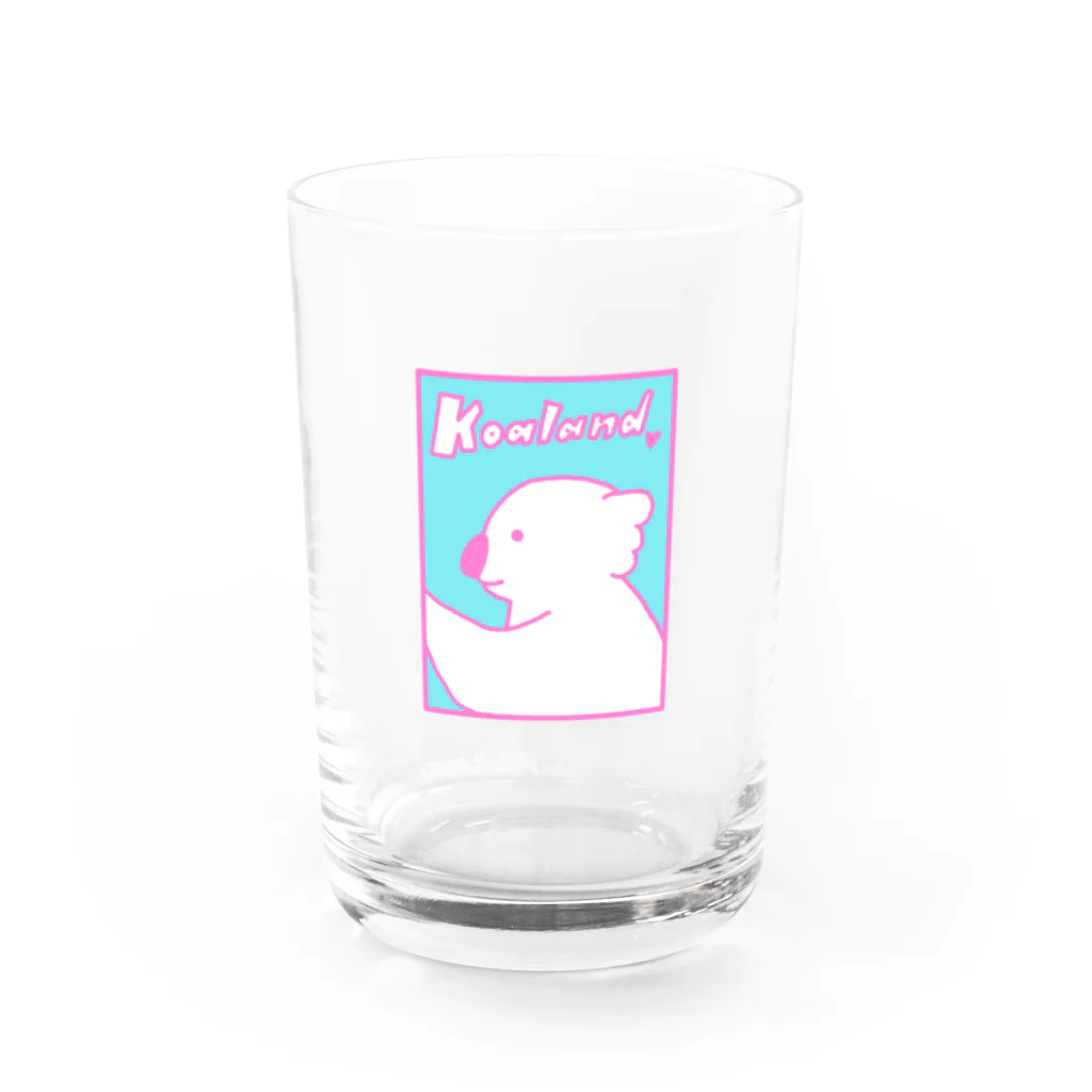 Koaland🐨🌿のビビッドコアラ Water Glass :front