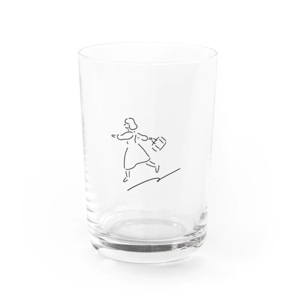 kikourokuの紀行の彼女 Water Glass :front