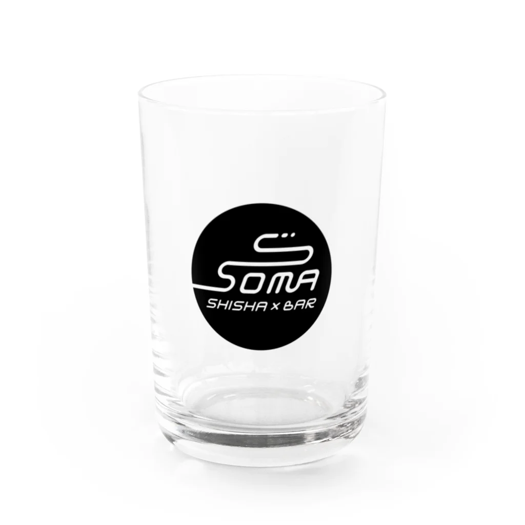 SOMAのSOMAロゴ　グラス Water Glass :front