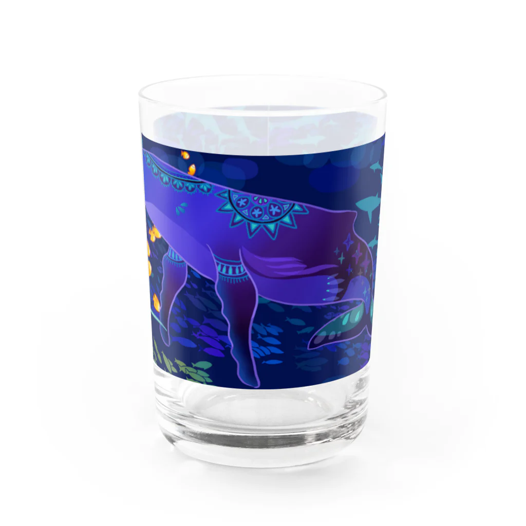 あやるのクジラA Water Glass :front