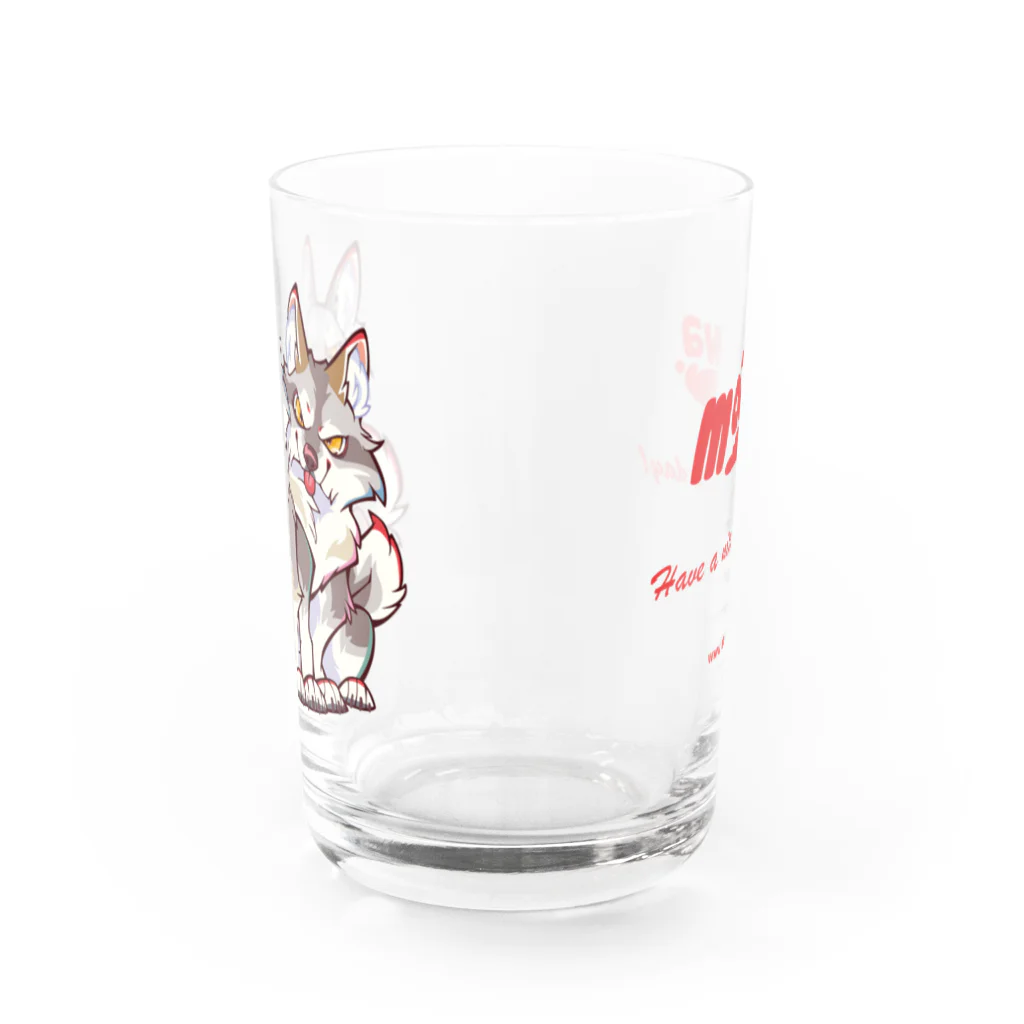 mofuwaのWOLF BROS (glass) Water Glass :front