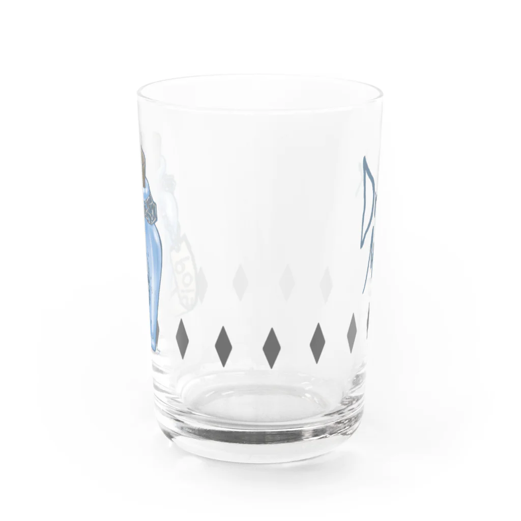 みあまゆあのDrinkMeスカル１ Water Glass :front