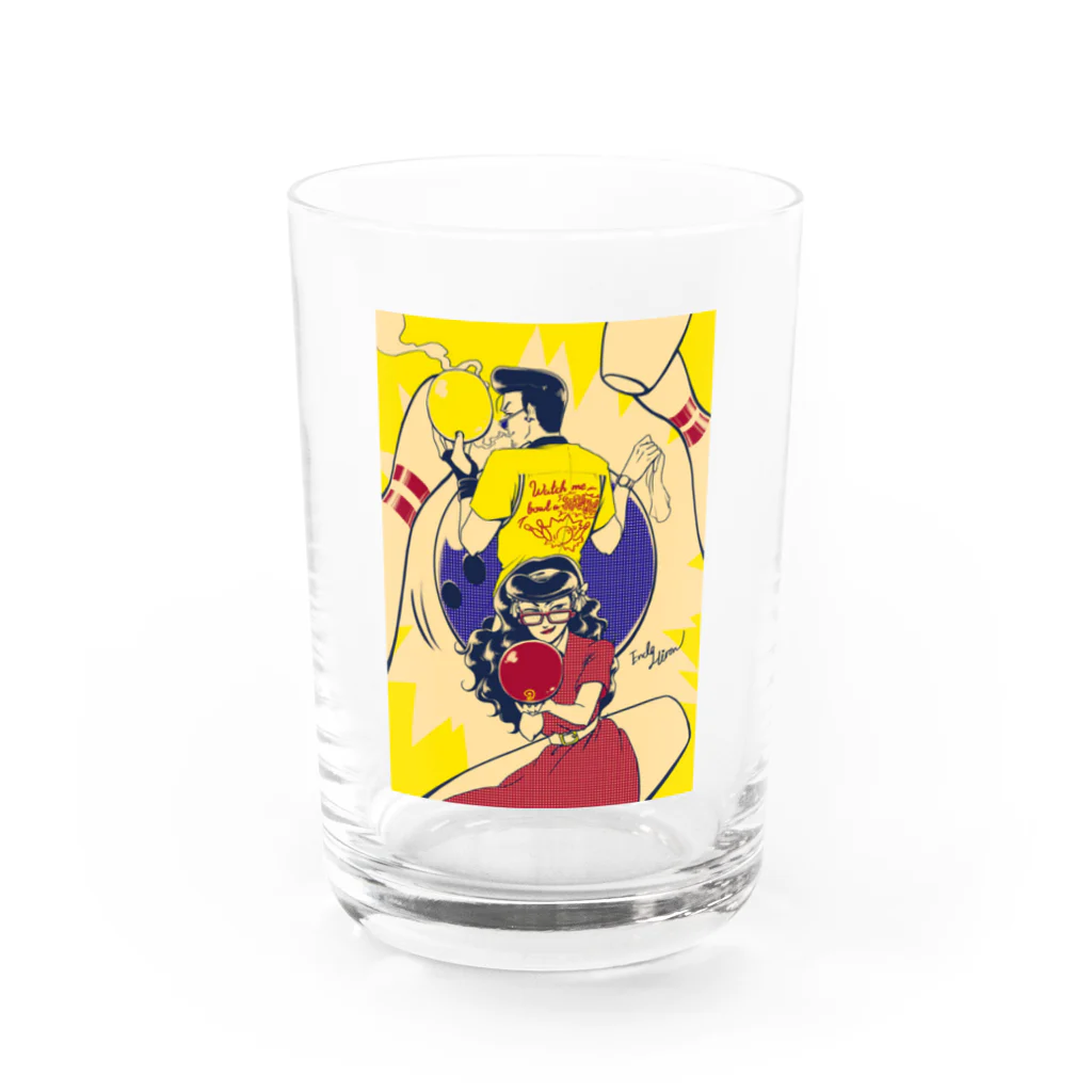 エンドーハイロウ (イラストレーター)の私がストライクを取るの見てて！ Water Glass :front