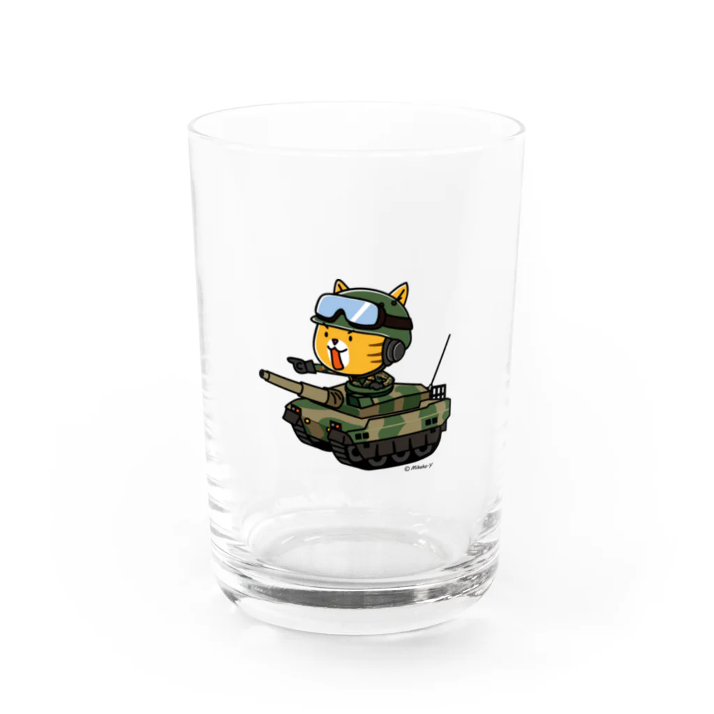 hitohana*＋α《ヒトハナ＋α》のネコマル式戦車 Water Glass :front