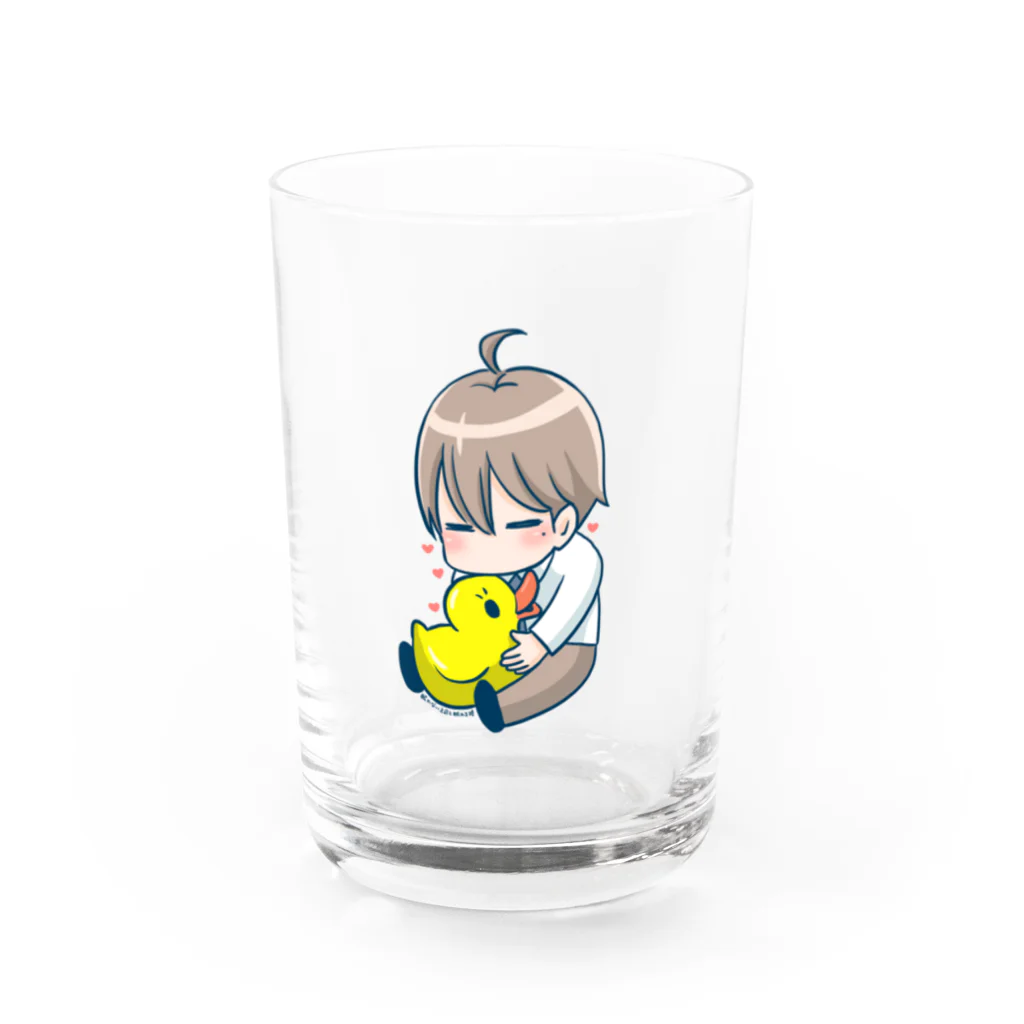 小本田絵舞ﾌｪﾁを探してみこすり半の眠れない上司と眠れる棒 Water Glass :front