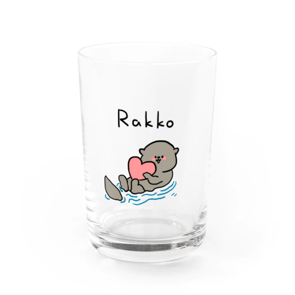 らむらっこのらっこ Water Glass :front