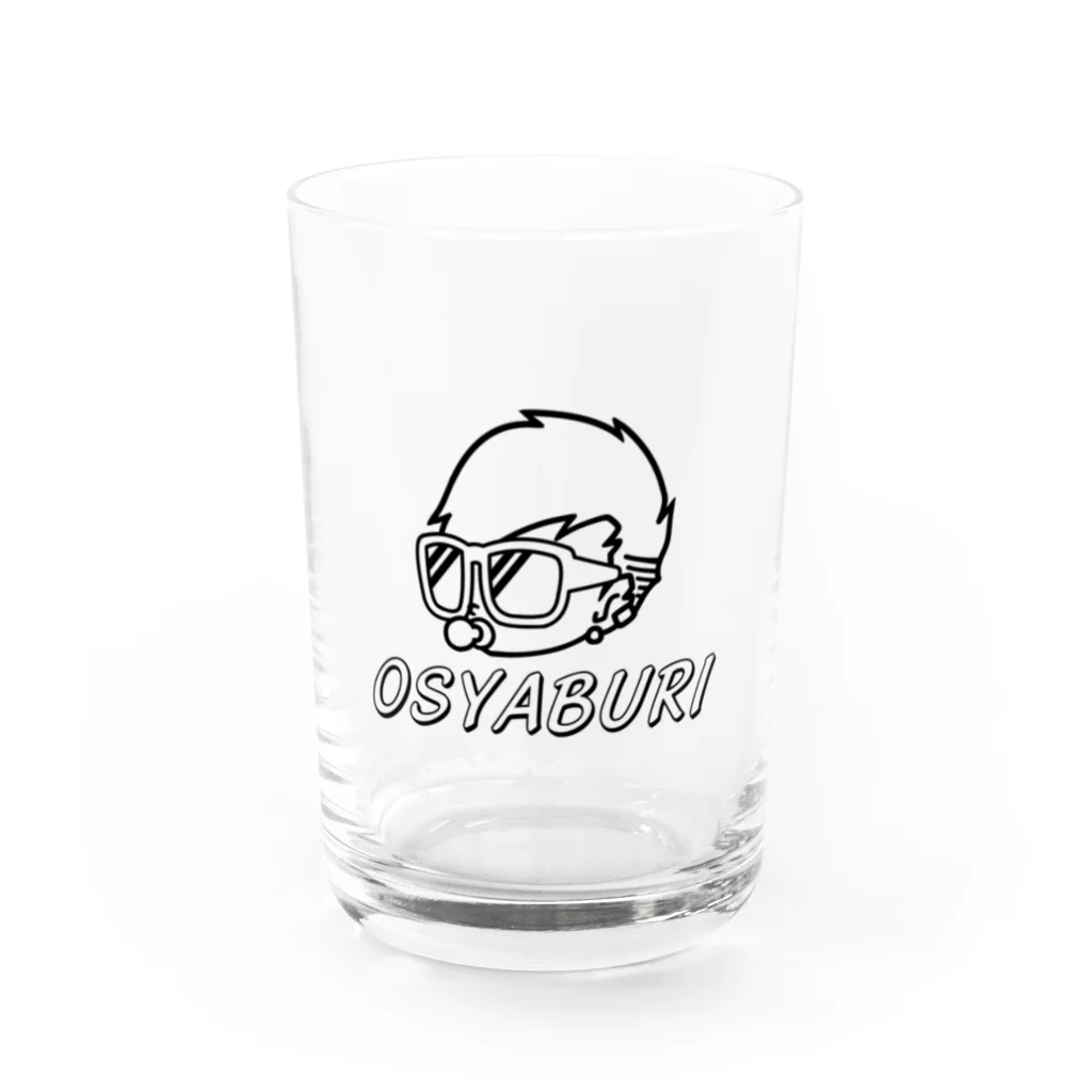 ku-huku_taro-のおしゃぶり君（黒） グラス前面