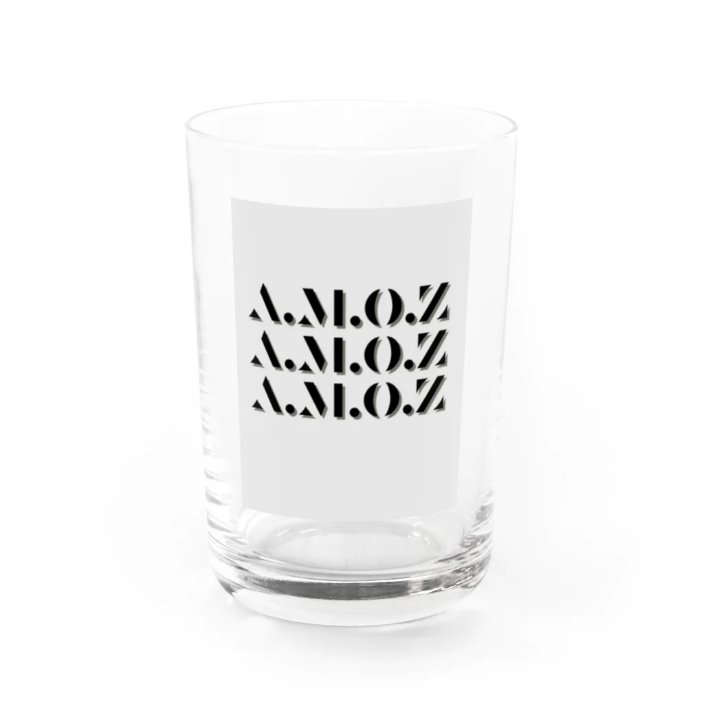 A.M.O.Z Official ClothingのA.M.O.Z Glass_Modern Logo グラス前面