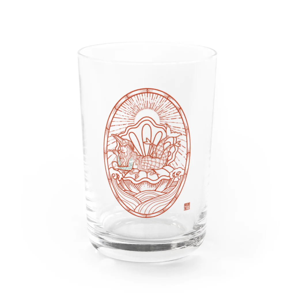 HELLO AND GOODBYEのAMBIE 朱 Water Glass :front