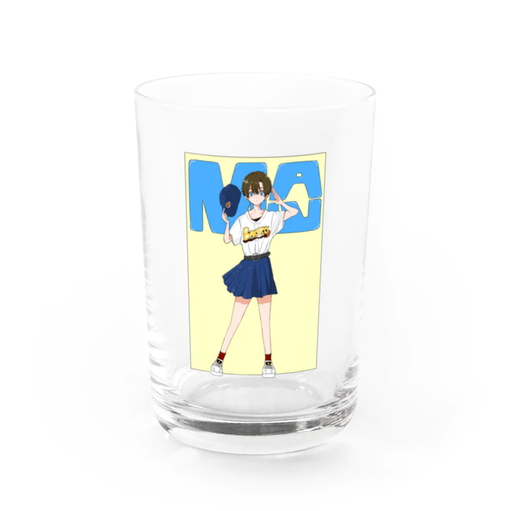 yatto's shopの5月のパン女 Water Glass :front