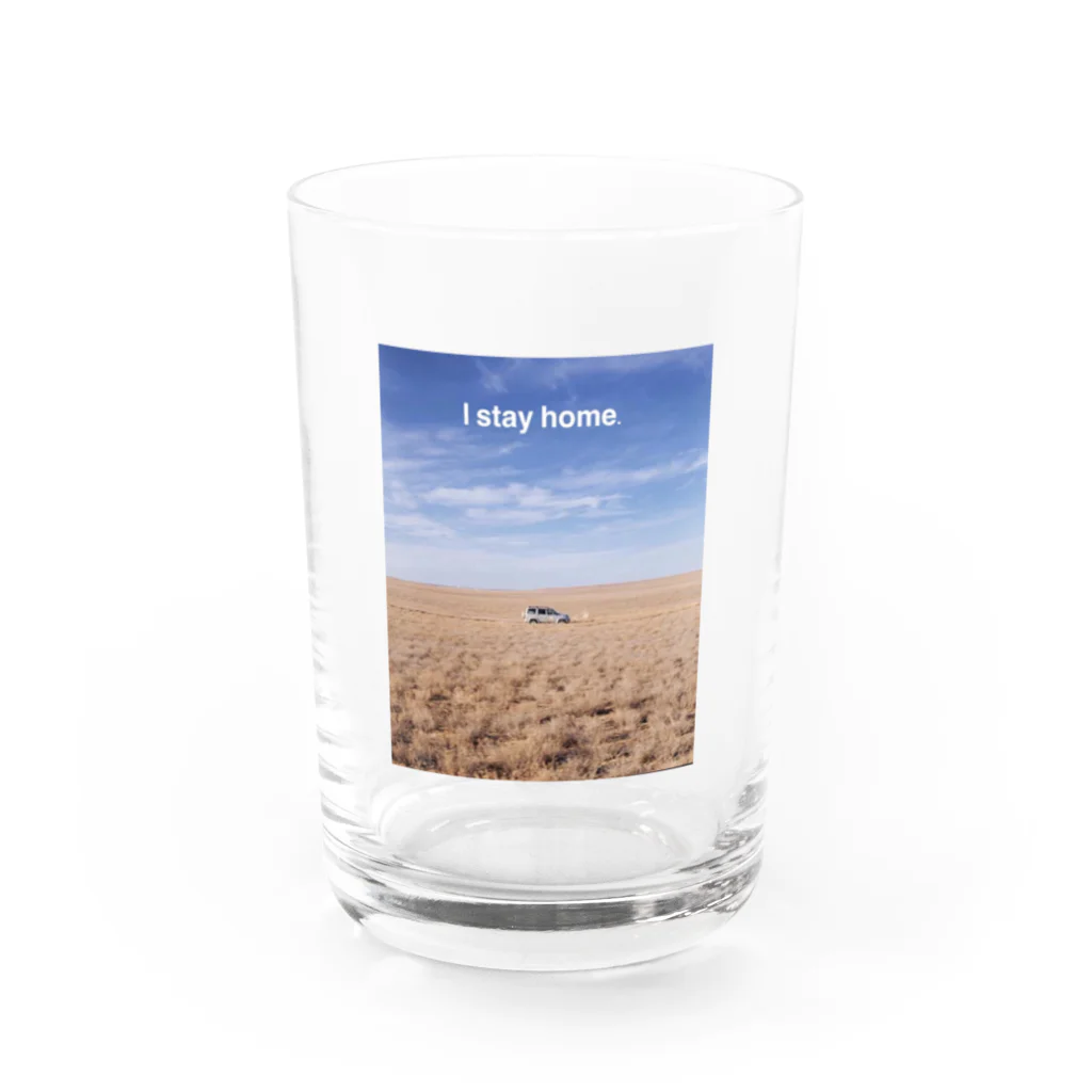 trickNFTartのI stay  home. Water Glass :front