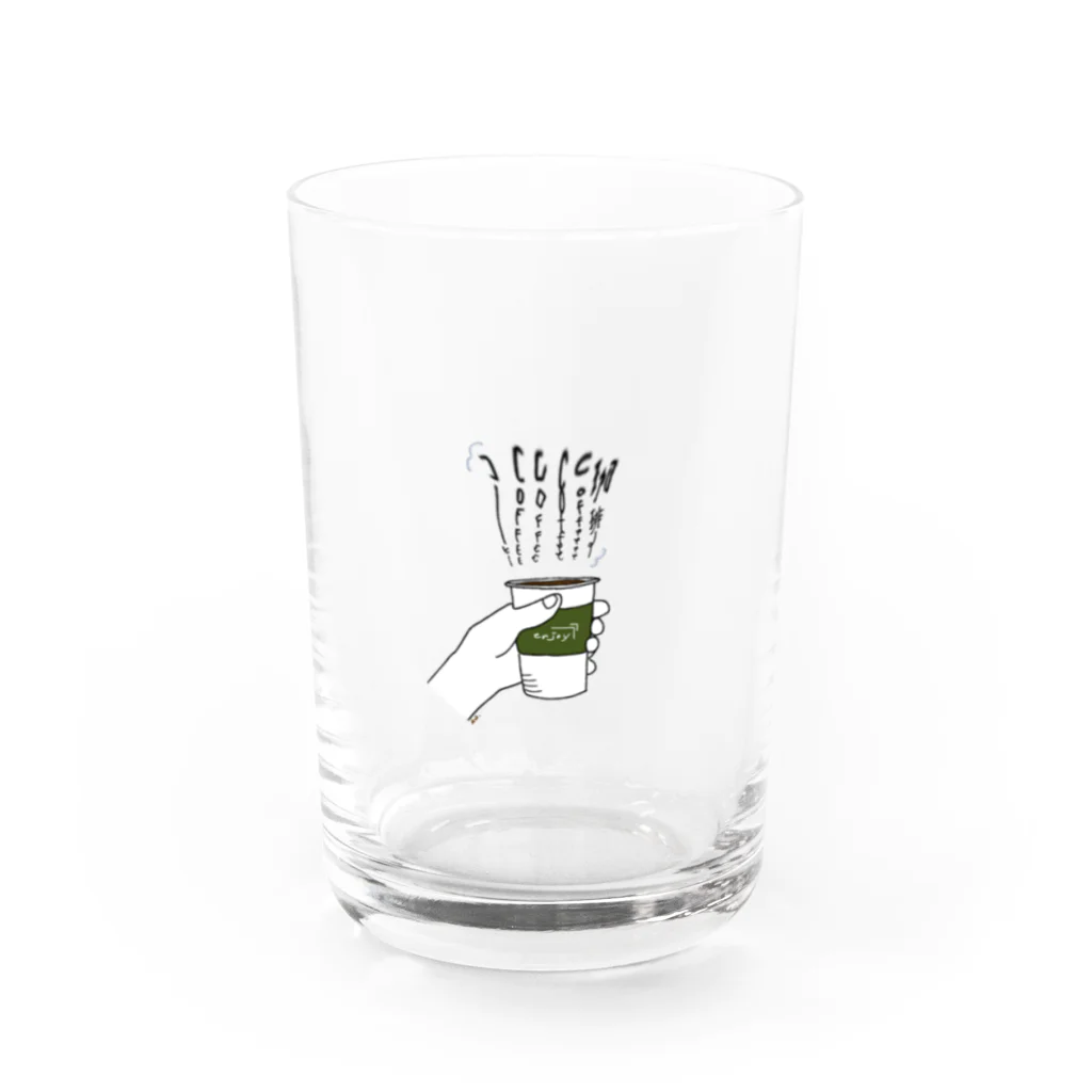 nasan.designのcoffee Water Glass :front