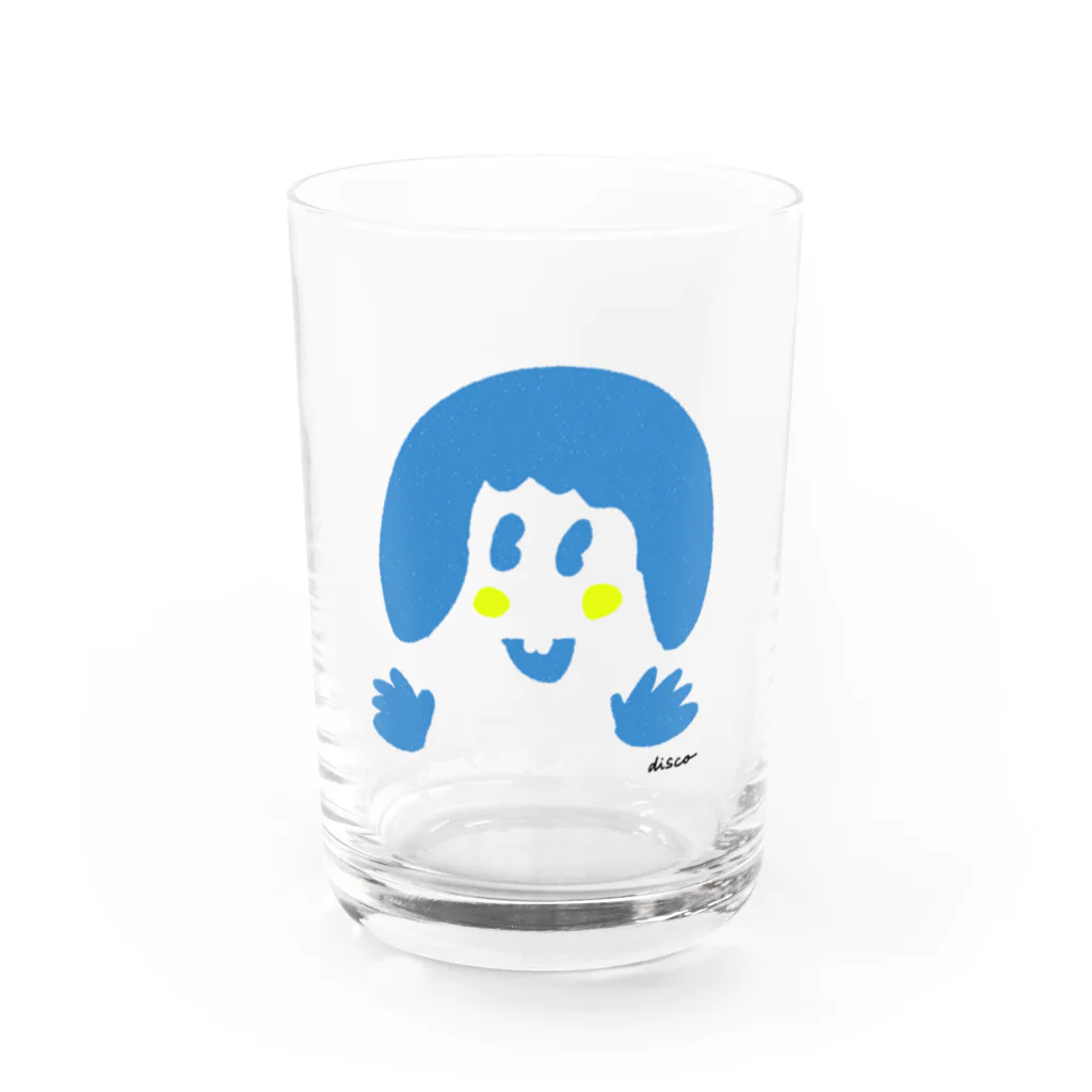 disco123のば〜 Water Glass :front