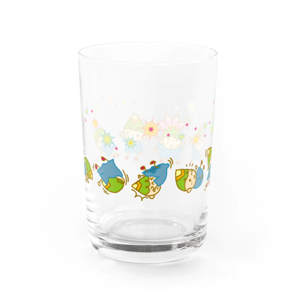 nuppuのでんぐり返し Water Glass :front